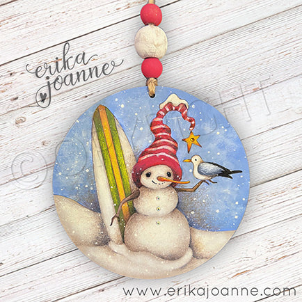 Seaside Snowman
