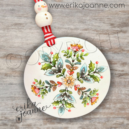 Nordic Folk Art e-Pattern / Step-by-Step Art by Erika Joanne