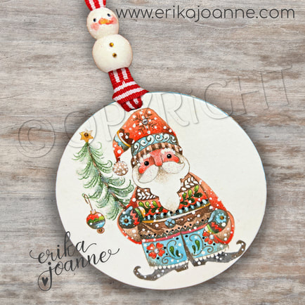Nordic Folk Art e-Pattern / Step-by-Step Art by Erika Joanne