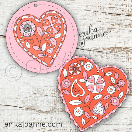 Love You Gift Tags ePattern