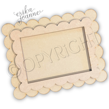 Seasons Scalloped Frame