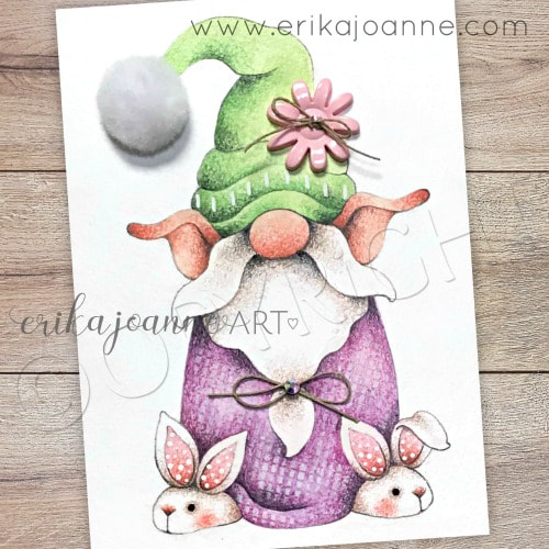 Winkle Wabbit / Step-by-Step Art by Erika Joanne