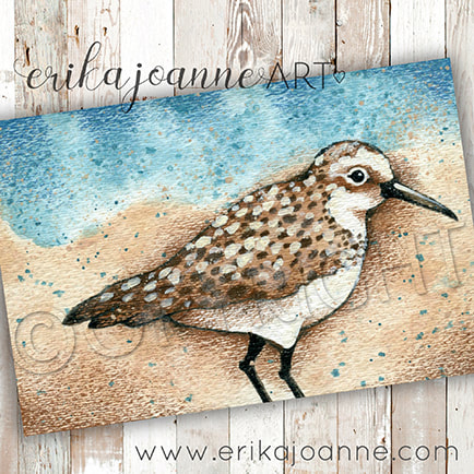 Seashore Prim ePattern / Step-by-Step Art by Erika Joanne