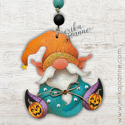 Oooky Spooky Gnome ePattern